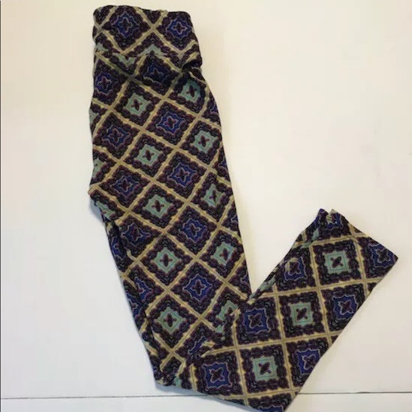 LuLaRoe Pants - LuLaRoE Leggings One Size Diamonds Squares